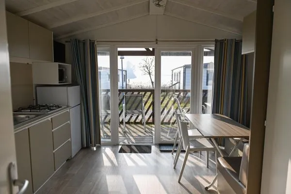 Wohnzimmer Ferienpark Süderstapel - Eiderlodge 1 Hundefreundlich