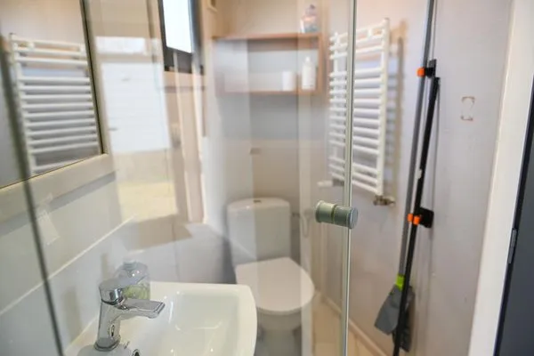 Badezimmer Ferienpark Süderstapel - Eiderufer 1 Hundefreundlich