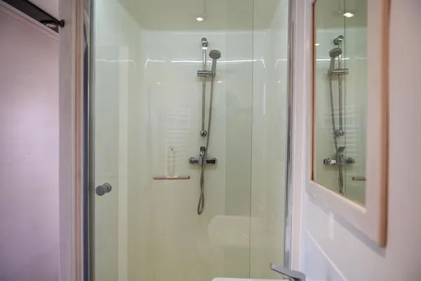 Badezimmer Ferienpark Süderstapel - Eiderufer 1 Hundefreundlich