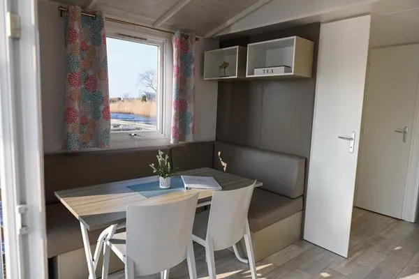 Wohnzimmer Ferienpark Süderstapel - Hausboot 1 Hundefreundlich