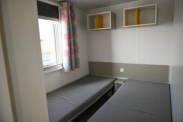 Schlafzimmer Ferienpark Süderstapel - Hausboot 1 Hundefreundlich