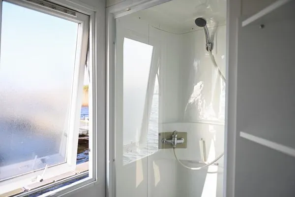 Badezimmer Ferienpark Süderstapel - Hausboot 1 Hundefreundlich