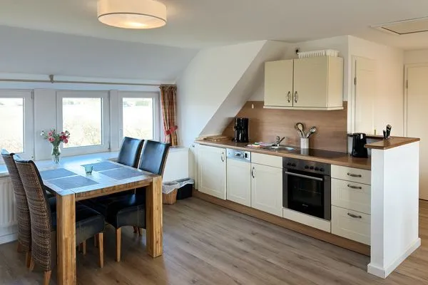 Küche / Küchenzeile Haus Bräätlun Ferienwohnung Bräätlun 3