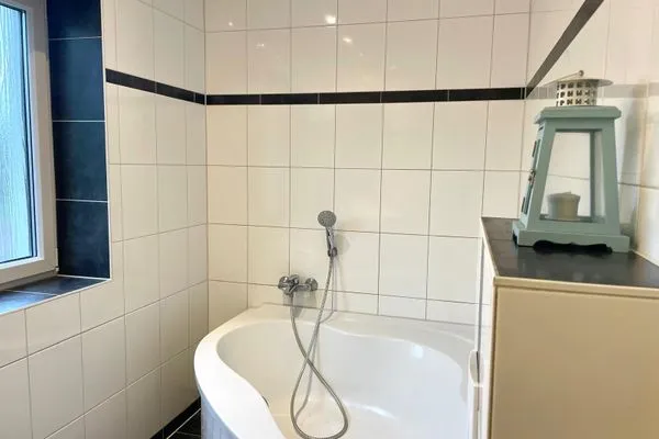 Badezimmer  Ferienhaus "Hagen" in Schkopau mit 3 Schlafzimmern