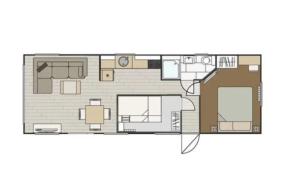 Grundriss Ferienpark Süderstapel - Eiderufer 1 Hundefreundlich