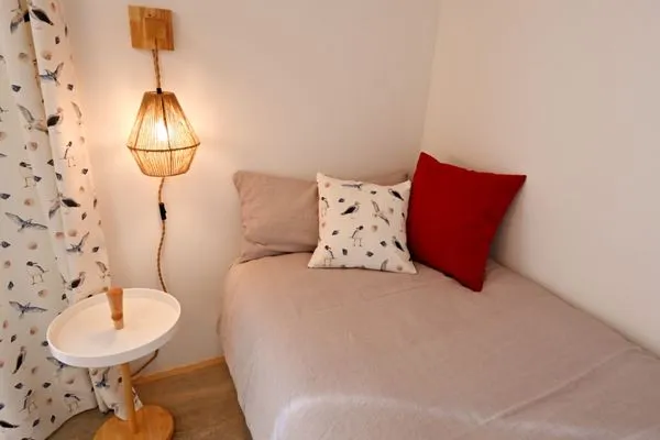  Ferienwohnung Halbinsel52 Wasserburg - Schlafzimmer 1 - Einzelbett