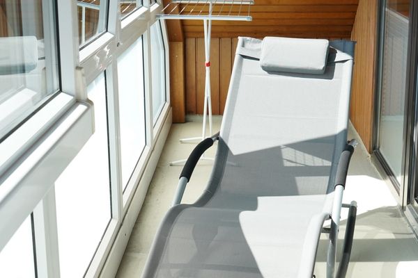  Ferienwohnung Pamirhuus Norderney - Balkon