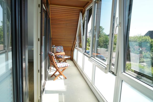  Ferienwohnung Pamirhuus Norderney - Balkon