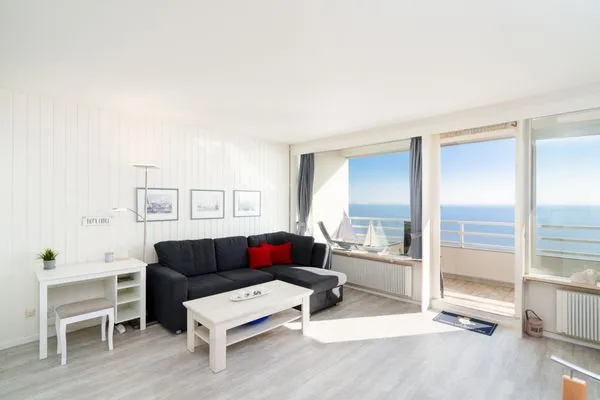 Wohnzimmer Ferienpark Sierksdorf Seaside-Koje