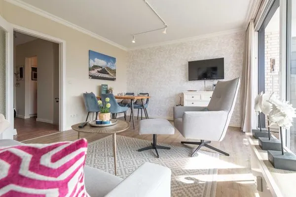 Wohnzimmer  Strandlust im Haus Cäcilia