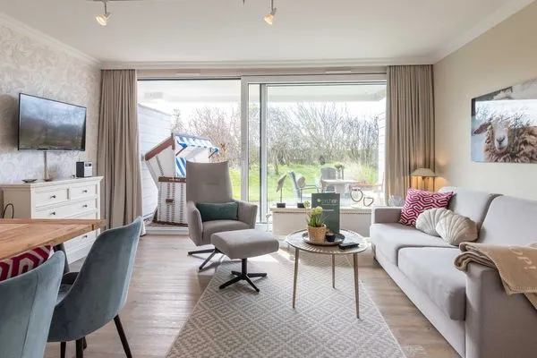 Wohnzimmer  Strandlust im Haus Cäcilia