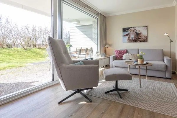 Wohnzimmer  Strandlust im Haus Cäcilia