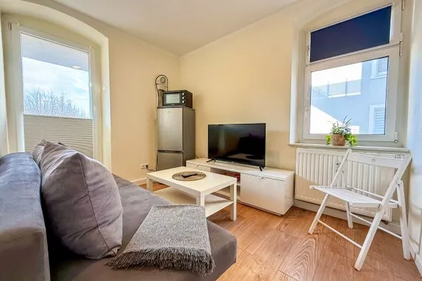 Wohnzimmer  MonteurWohnung Sporbitzer Stübchen Dresden