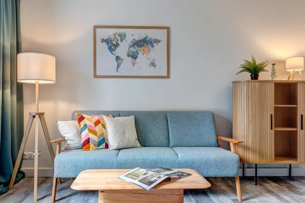 Wohnzimmer  Ferienhaus Thorina