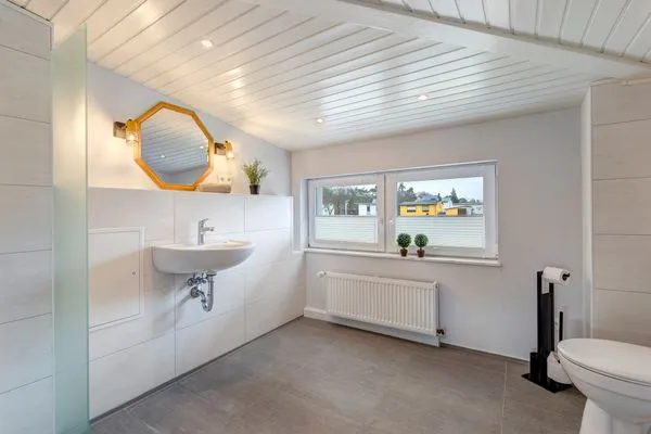 Badezimmer  Ferienhaus Thorina