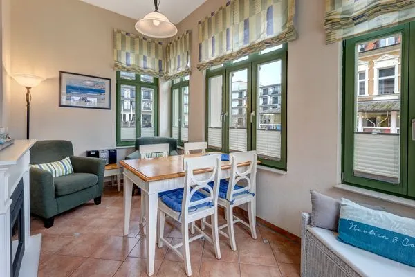 Wohnzimmer  Villa Frohsinn, Whg. 07