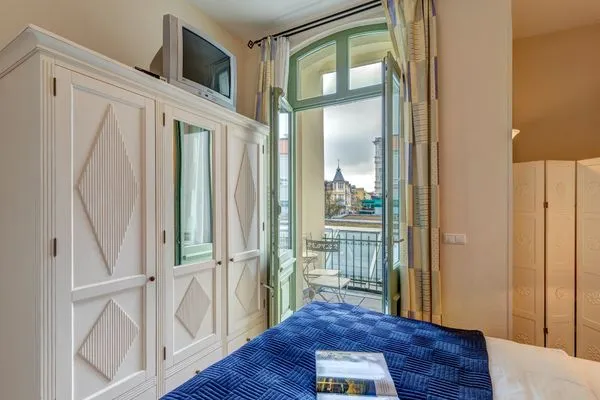 Schlafzimmer  Villa Frohsinn, Whg. 07