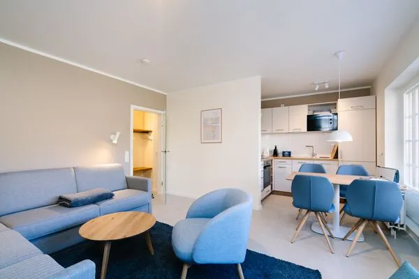 Wohnzimmer  Ferienwohnung "Relax & Meer"