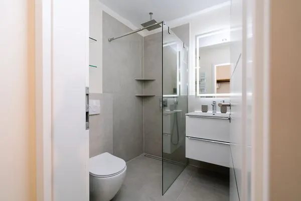 Badezimmer  Ferienwohnung "Relax & Meer"