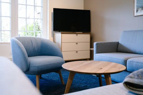 Wohnzimmer  Ferienwohnung "Relax & Meer"