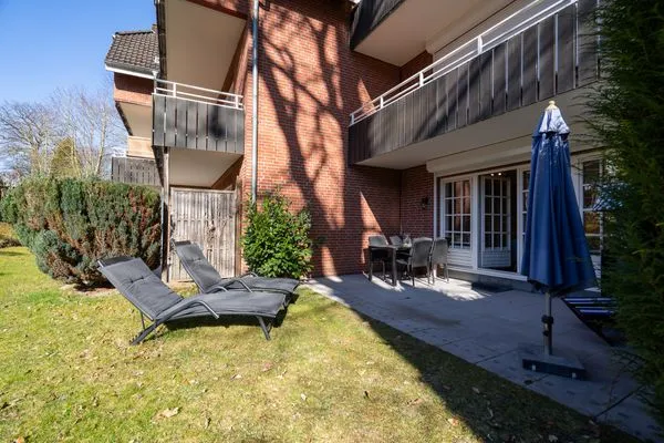 Terrasse  Ferienwohnung "Relax & Meer"