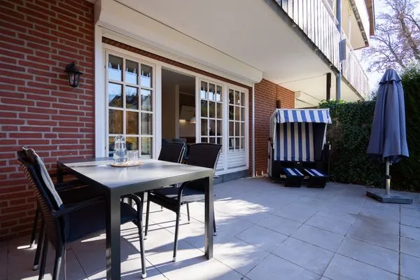 Terrasse  Ferienwohnung "Relax & Meer"