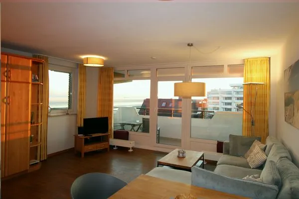 Wohnzimmer Panorama Whg 77, 5.OG