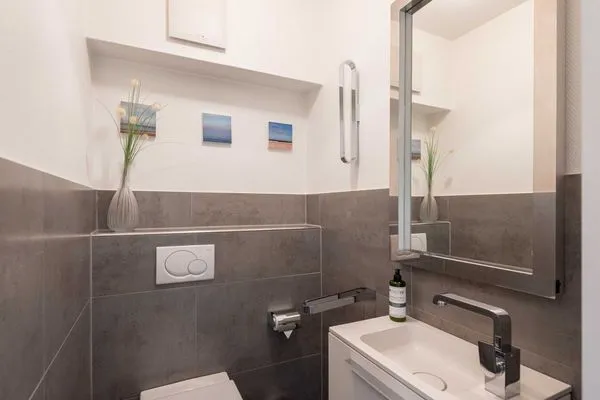 Gäste-WC  Syltdomizil Strandoase