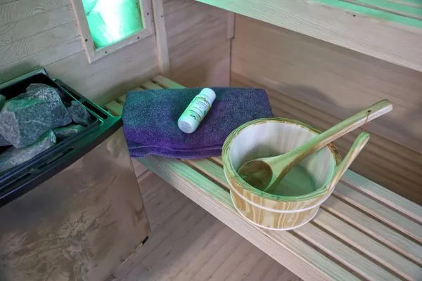 Saunaausstattung  Ferienapartment Zur guten Quelle