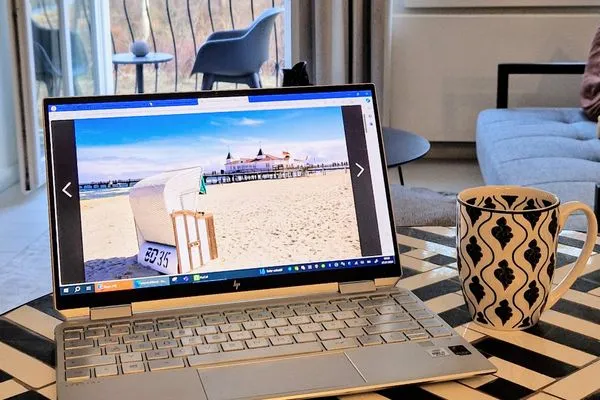 Wohnzimmer  Lieblingssuite am Strand