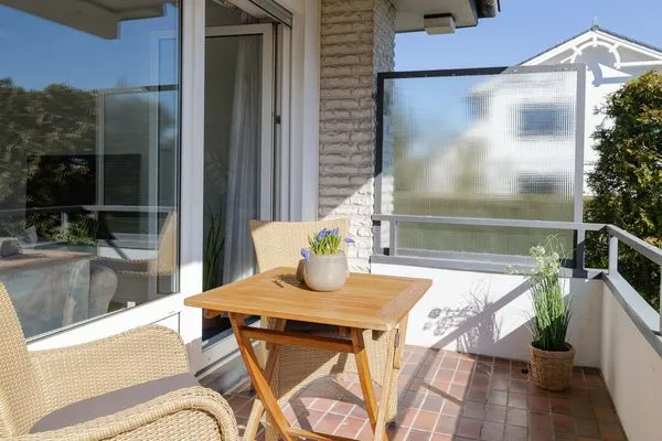 Balkon  Meerliebe - mit Balkon im Herzen von Timmendorfer Strand