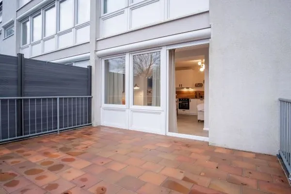 Terrasse  Ferienwohnung Meeresbrise Eckernförde