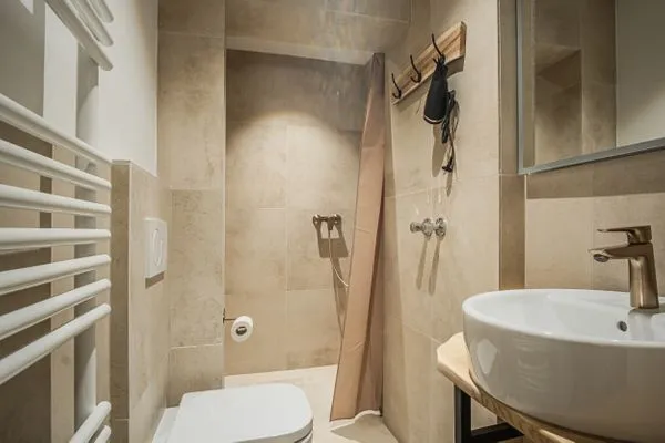 Badezimmer  Ferienwohnung Meeresbrise Eckernförde