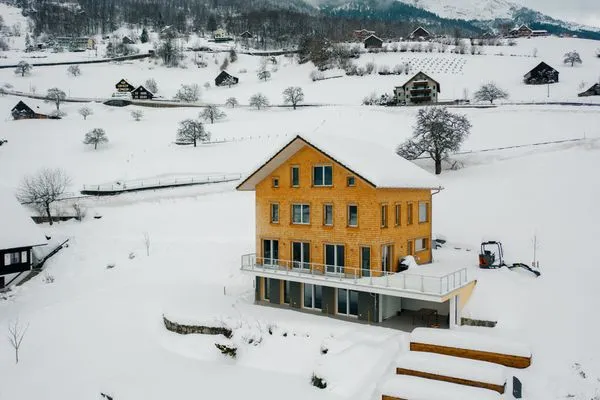 Main view  Chalet Lehni mit separatem Apartment