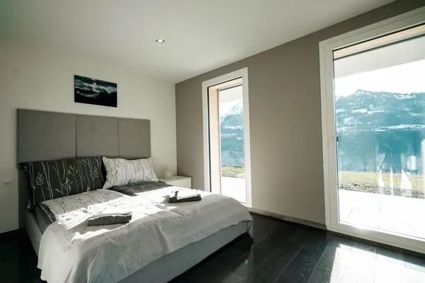 Bedroom  Chalet Lehni mit separatem Apartment