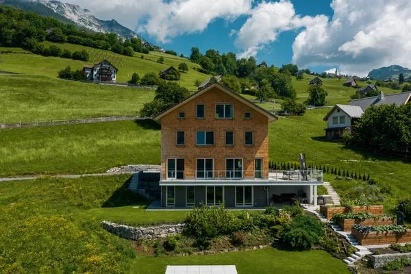 Main view  Chalet Lehni mit separatem Apartment