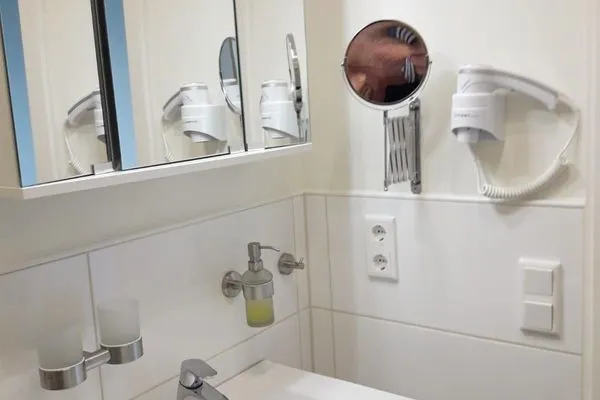 Badezimmer Ferienhaus Seeblick Ferienwohnung 27