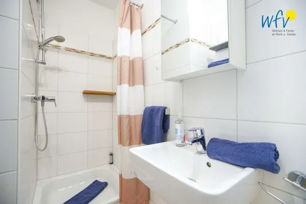 Badezimmer Ferienhaus Seeblick Ferienwohnung 3
