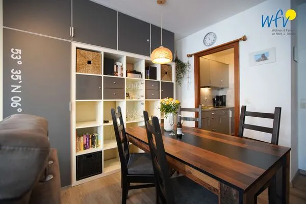 Essbereich Ferienhaus Seeblick Ferienwohnung 28