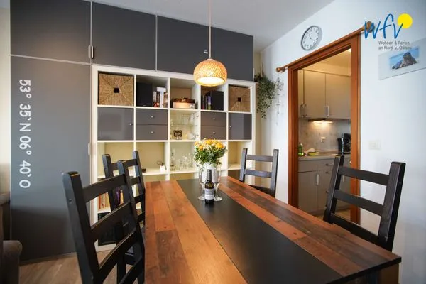 Essbereich Ferienhaus Seeblick Ferienwohnung 28