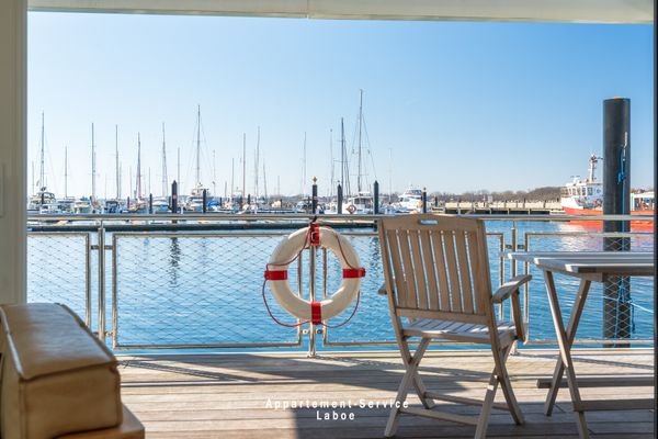 Hausboot Ankerplatz FH-LA 02 Laboe - Terrasse