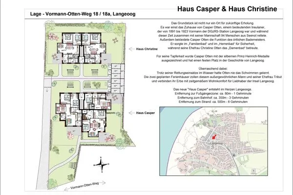 Grundriss Haus Christine Ferienwohnung Düünstuuv