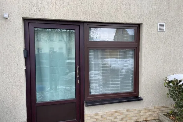 Fassade / Eingang  Handwerkerwohnung "Daniel" in Halle mit Stellplatz