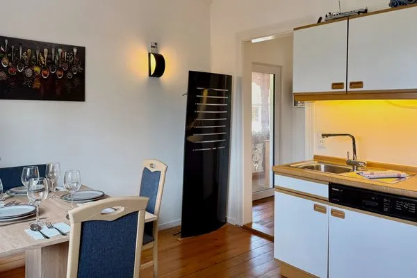  Ferienwohnung Gärtnerhäusle Nonnenhorn - Essbereich