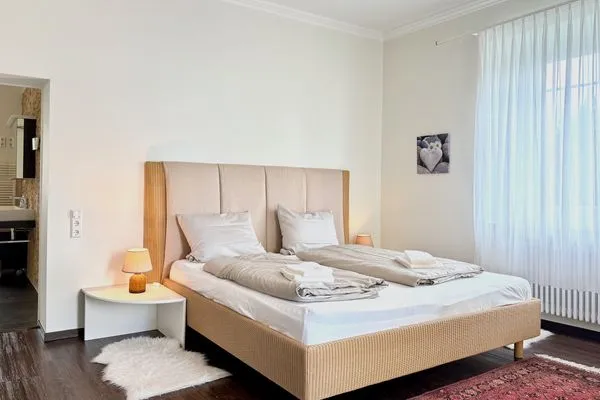 Ferienanlage Seeperle49 Ferienwohnung Seeperle49 Nonnenhorn - Schlafzimmer 2 - Doppelbett