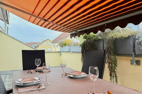  Ferienwohnung Morgensonne Langenargen - Essbereich