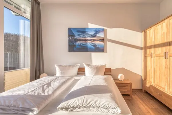 Ferienwohnung SeeNest Röbel - Schlafzimmer  SeeNest