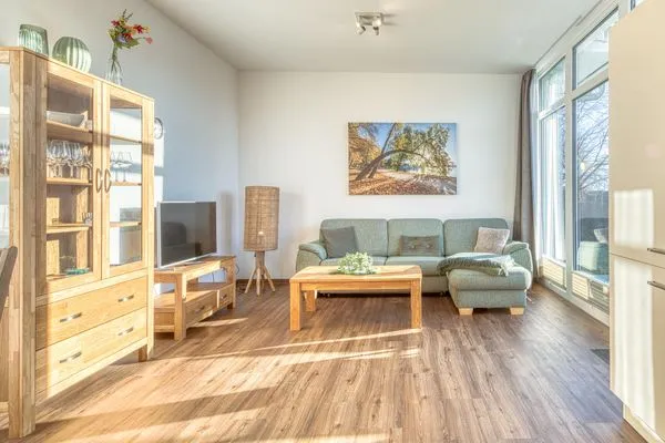 Ferienwohnung SeeNest Röbel - Wohnzimmer  SeeNest