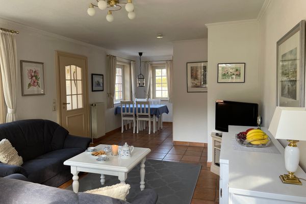  Hark-Olufs Hüs Whg. Eismöwe Nebel - Wohnzimmer