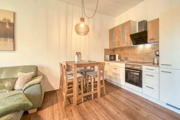 Ferienwohnung SeeBrise Röbel Küchenzeile  SeeBrise